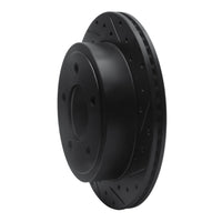 R1 Concepts R1 03-03 Dodge Ram 1500 Van Rear Right Drilled & Slotted Black Brake Rotor