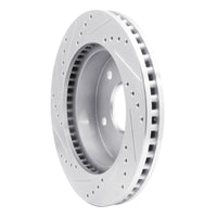 R1 Concepts R1 00-02 Dodge Ram 1500 Pickup Front Right Drilled & Slotted Silver Brake Rotor