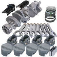 Eagle Chevy LT1 350 1Pc 3.480in Crank 5.700in H-Beam -5cc Flat Top 4.030in Pistons Rotating Assembly
