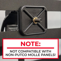 Putco Full Set of MOLLE Mount Grip kit (Set of 5 - x2 Small - x2 Medium - x1 Large)