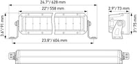Hella Universal Black Magic 21.5in Tough Double Row Light Bar - Spot & Flood Light