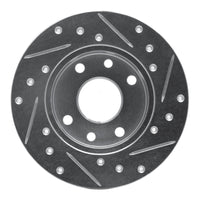 R1 Concepts R1 85-89 Chevrolet SPECTRUM Front Left Drilled & Slotted Silver Brake Rotor