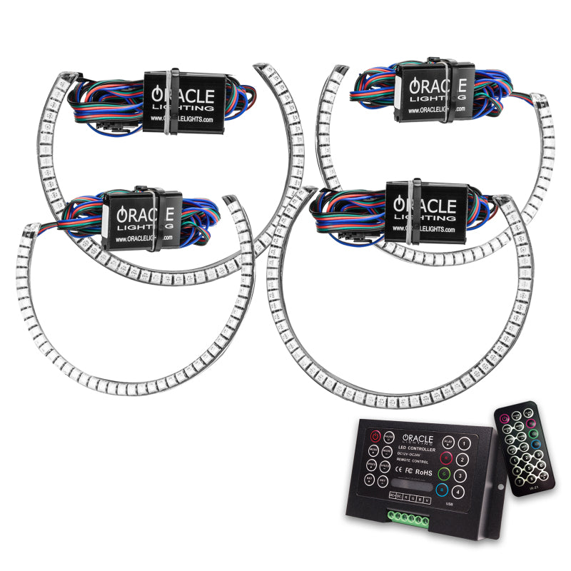 ORACLE Lighting Oracle Dodge Challenger 15-21 LED Waterproof Halo Kit - ColorSHIFT w/ 2.0 Controller