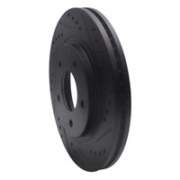 R1 Concepts R1 94-01 Buick Regal Front Right Drilled & Slotted Black Brake Rotor