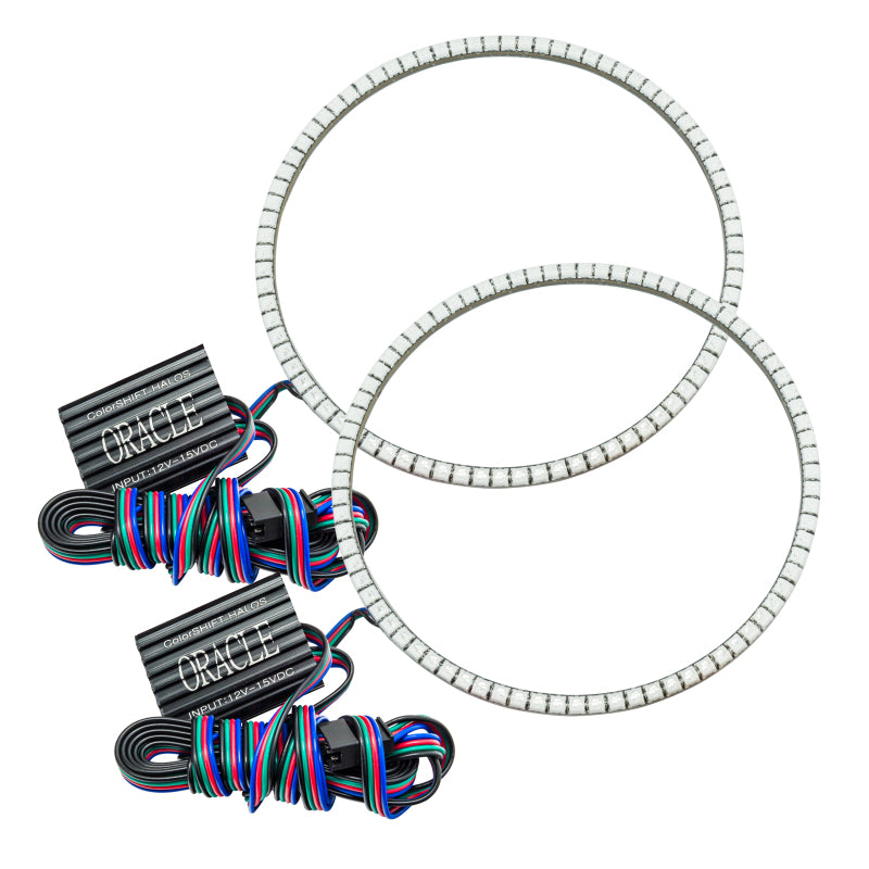 ORACLE Lighting Oracle Jeep Wrangler JL/Gladiator JT LED Surface Mount Headlight Halo Kit- w/o Controller