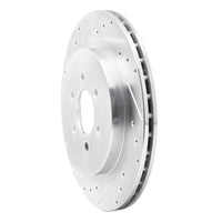 R1 Concepts R1 92-02 Dodge Viper Rear Left Drilled & Slotted Silver Brake Rotor