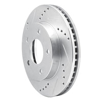 R1 Concepts R1 83-96 Buick CENTURY Front Left Drilled & Slotted Silver Brake Rotor