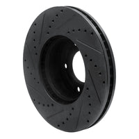 R1 Concepts R1 08-18 Mercedes-Benz G500 (USA/Canada) Front Right Drilled & Slotted Black Brake Rotor