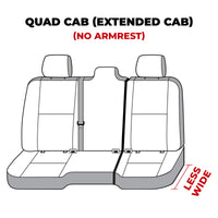 Covercraft 19-23 Dodge RAM 1500 Waterproof Polyester SeatSaver Custom Second Row Seat Covers - Grey