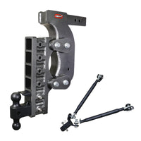 GEN-Y Hitch Gen-Y The Boss Torsion-Flex 2.5in Receiver 21in Drop Hitch w/Dual-Ball/Pintle Lock/Stab Kit