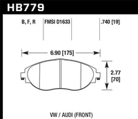 Hawk Performance Hawk High Performance Street 5.0 Brake Pads