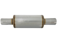 aFe ATLAS Muffler 3-1/2 IN ID Center/Center x 7 IN Dia. X 16 IN L - Round Body