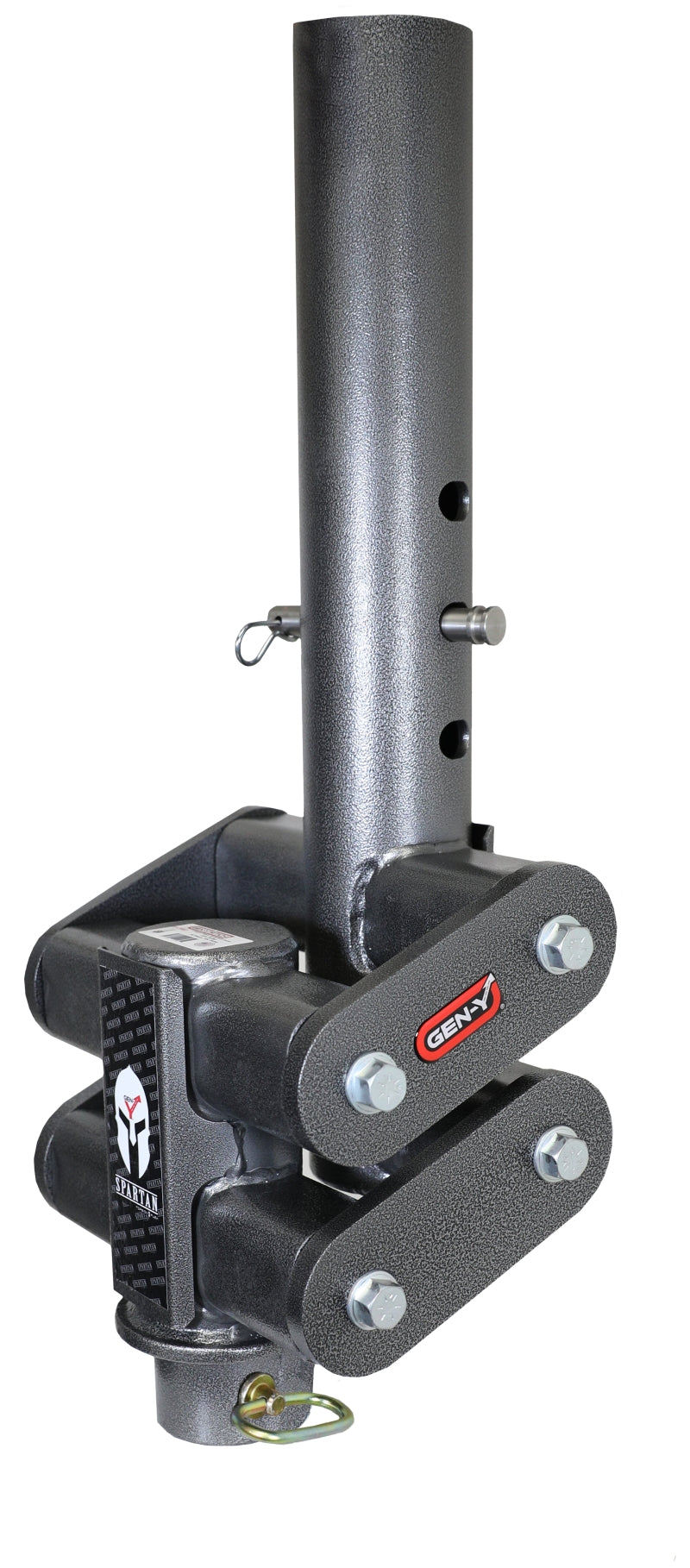 GEN-Y Hitch Gen-Y Spartan Torsion-Flex 5in Offset 4in RD Tube Gooseneck 2-5/16in Coupler Standard Height