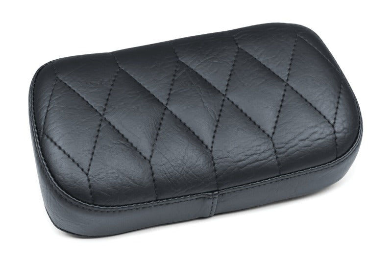 Mustang Motorcycle Mustang 14-21 Indian Chieftain,Chief,Dk Horse,Rdmaster,Vintage Passenger Backrest w/Stitch - Black