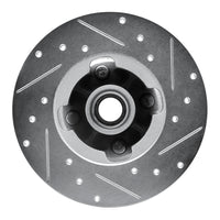 R1 Concepts R1 1978-1987 Chevrolet CHEVETTE Front Left Drilled & Slotted Silver Brake Rotor