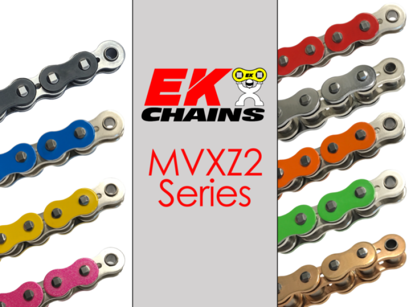 Vortex Racing EK 525 MVXZ2 Rivet Master Link 100FT- Gold 20pc