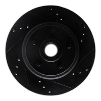 R1 Concepts R1 70-72 Ford Country Squire Front Right Drilled & Slotted Black Brake Rotor