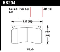 Hawk Performance Hawk HPS Street Brake Pads
