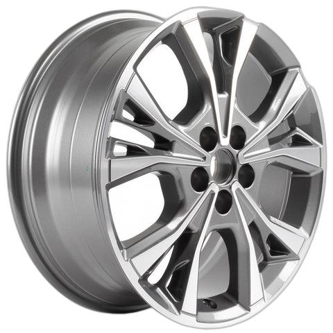 GENUINE FORD 2216079 S-MAX & GALAXY ALLOY WHEEL 18" 5-SPOKE Y DESIGN, ROCKMETALLIC MACHINED