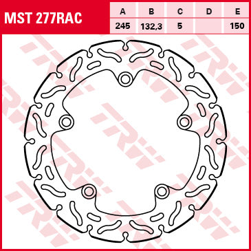 TRW MOTO MST277RAC Brake Disc