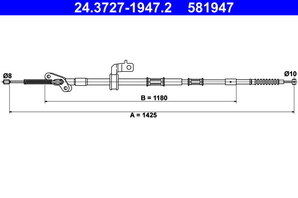 BOSCH 1987477911 Parking Brake Cable Pull