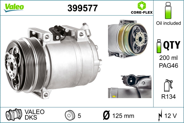 VALEO VAL399577 Air Conditioning Compressor