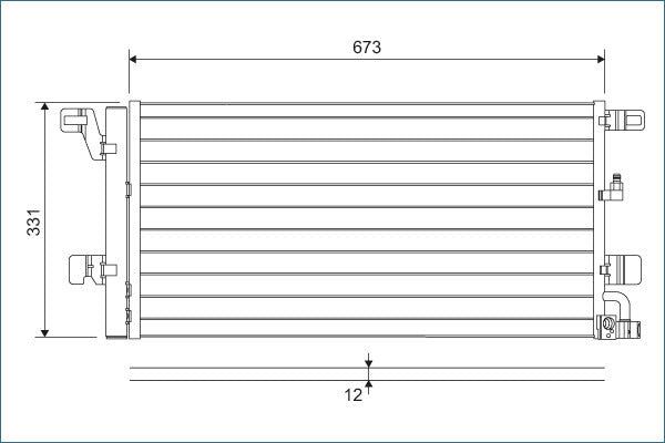 VALEO VAL822596 Air Conditioning Condenser