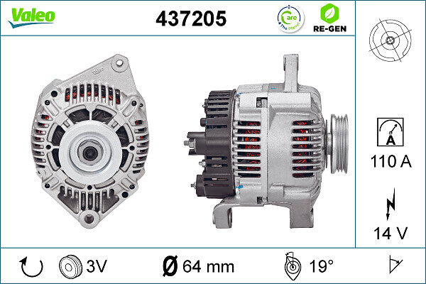 VALEO VAL437205 Alternator
