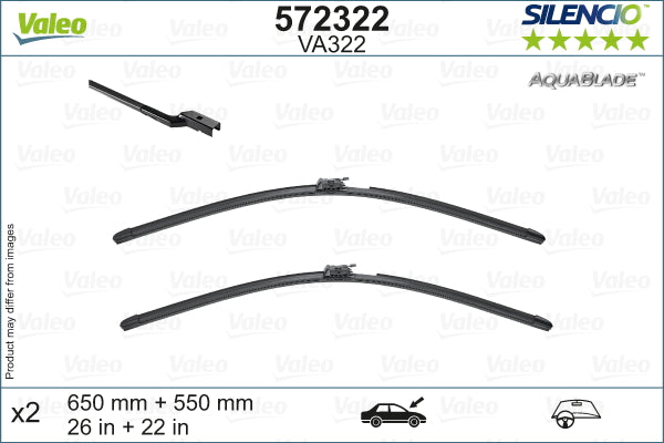 VALEO VAL572322 Wiper Blade