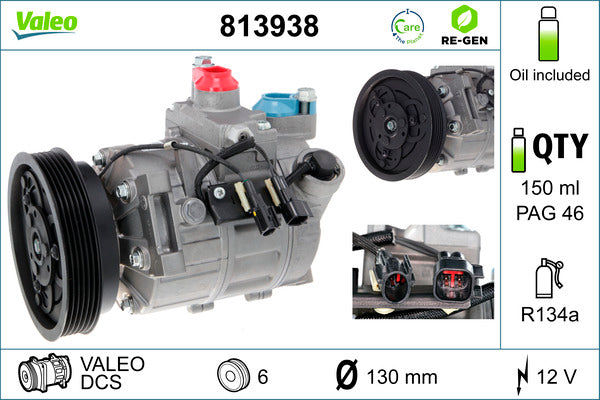 VALEO VAL813938 Air Conditioning Compressor