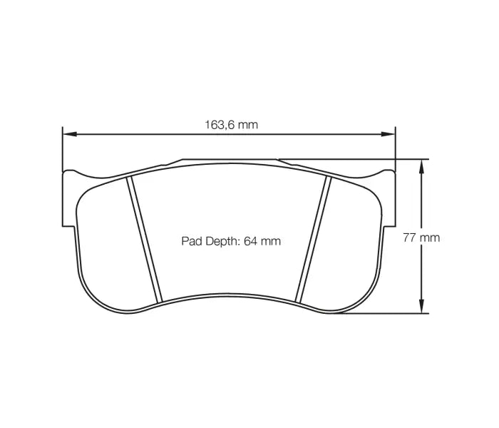 Pagid S8100T2EB01 Brake Pad S8100 RST 2E (bedded)