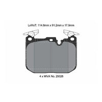 PAGID STREET+ T8194SP2001 BMW M2 (F87) / M3 (F80) / M4 (82/F83) Front Brake Pads
