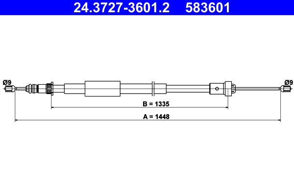 BOSCH 1987482705 Parking Brake Cable Pull