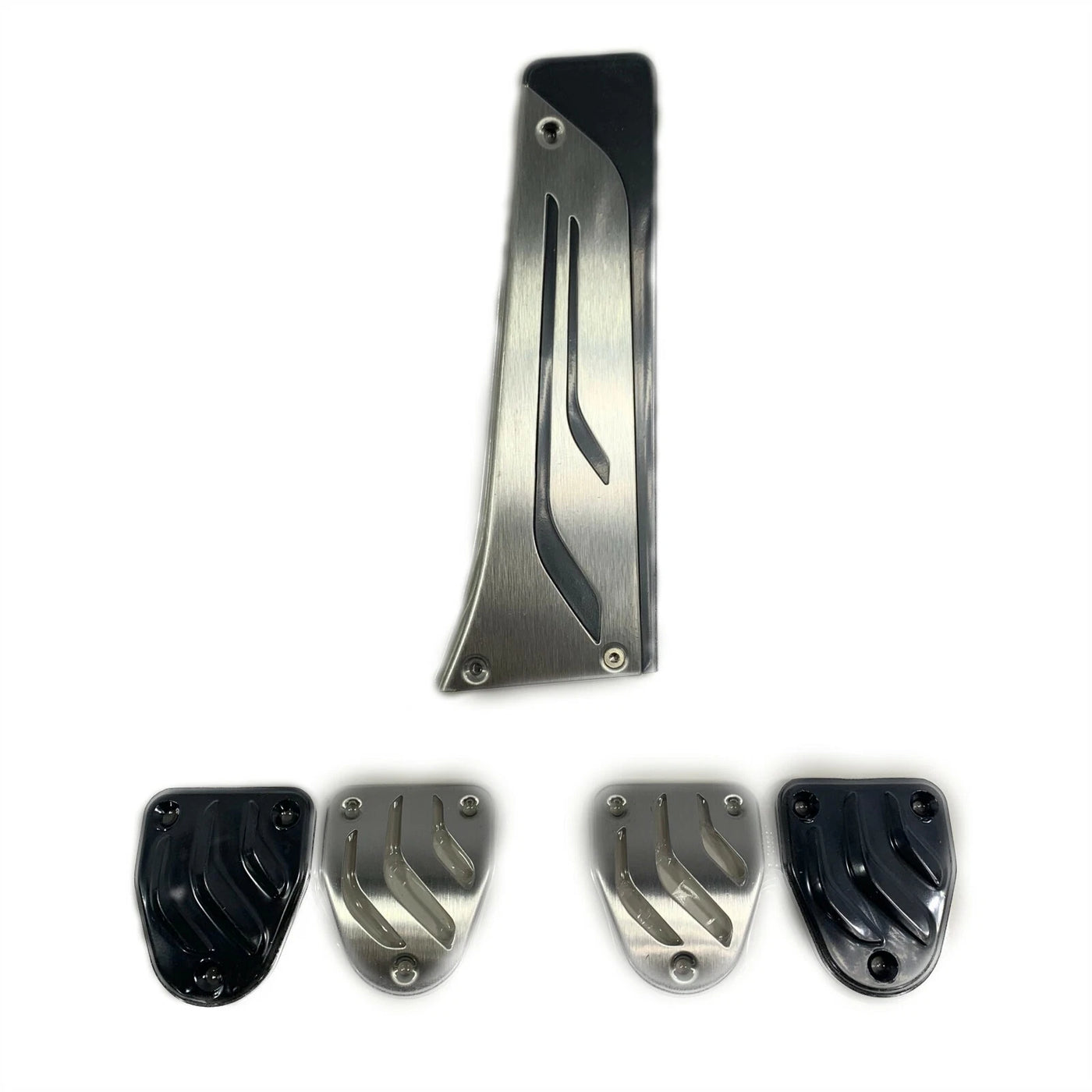 Genuine BMW 35002232277 F06 F10 F11 F12 F13 F20 F21 F30 F31 Performance Stainless Steel Pedal Cover Set - RHD