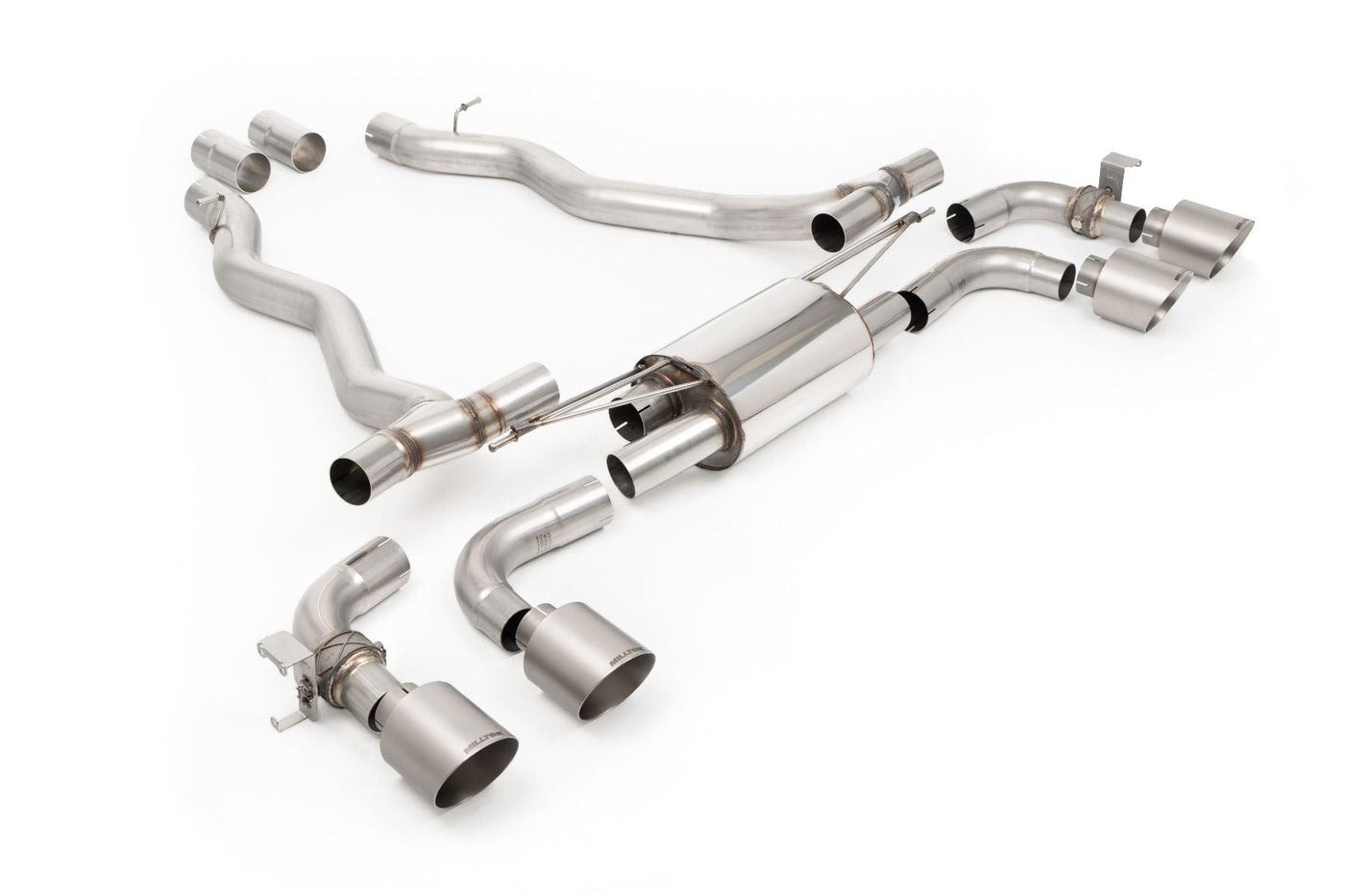 MillTek SSXBM1404MP M5 4.4l Twin Turbo Hybrid Axle Back System