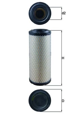 Mahle LX2958 - Air Filter