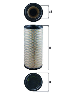 Mahle LX2959 - Air Filter