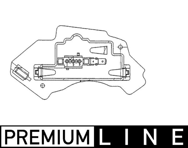 Mahle ABR28000P - Regulator, interior blower