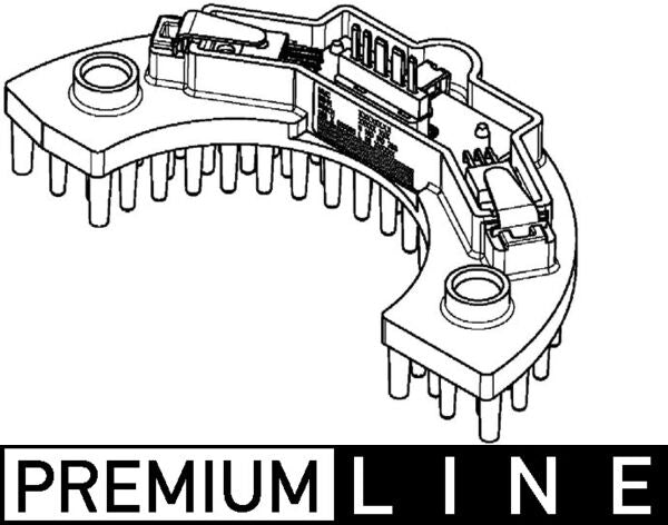 Mahle ABR58000P - Regulator, interior blower