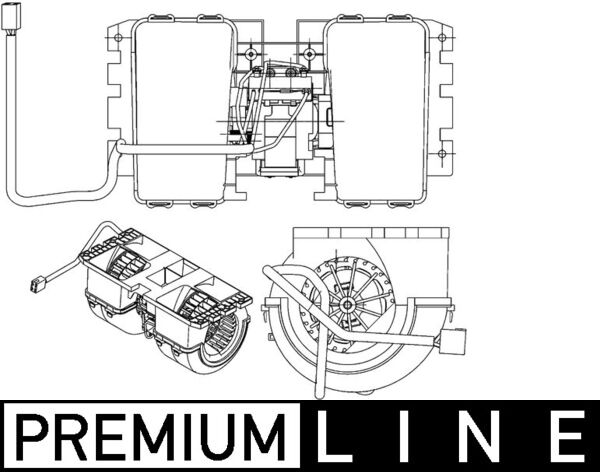 Mahle AB144000P - Interior Blower