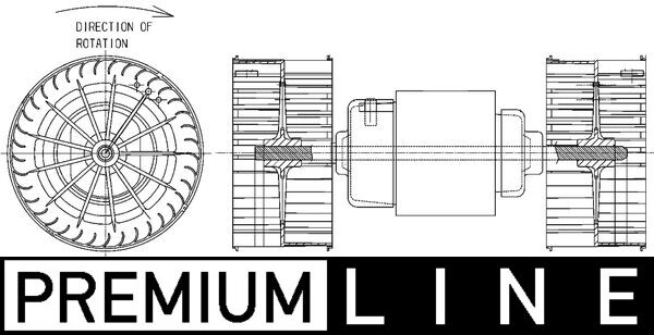 Mahle AB152000P - Interior Blower
