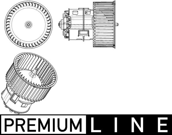 Mahle AB183000P - Interior Blower
