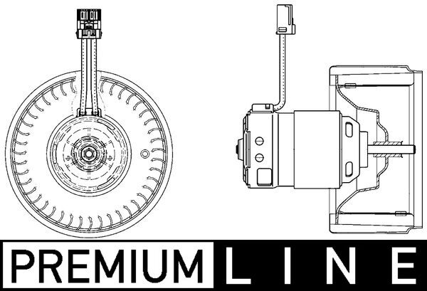 Mahle AB22000P - Interior Blower