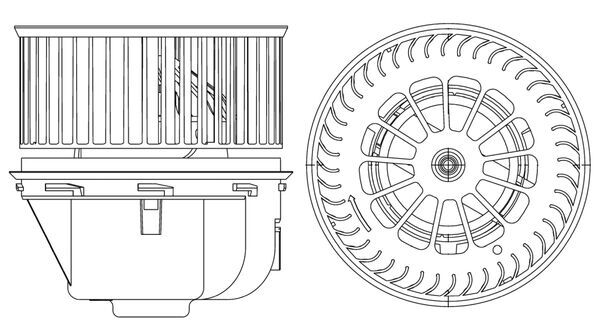 Mahle AB264000P - Interior Blower