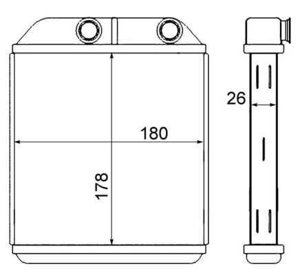 Mahle AH237000S - Heat Exchanger, interior heating