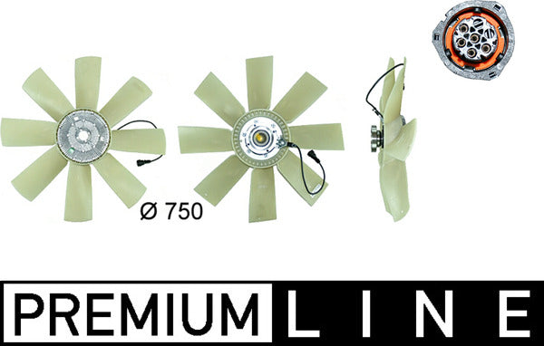 Mahle CFF441000P - Fan, engine cooling