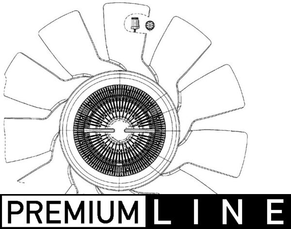 Mahle CFF497000P - Fan, engine cooling