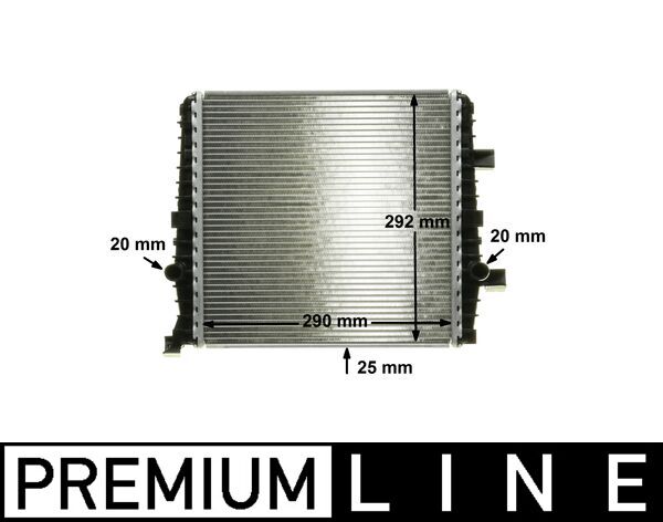 Mahle CR1027000P - Radiator, engine cooling