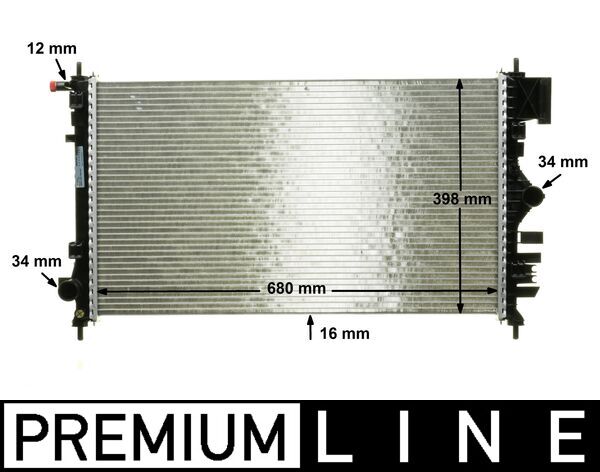 Mahle CR1097000P - Radiator, engine cooling