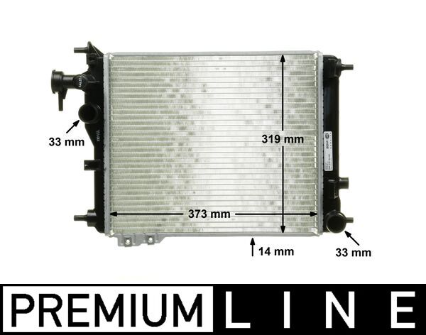 Mahle CR1115000P - Radiator, engine cooling